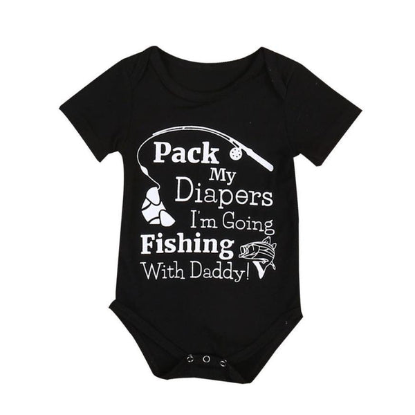 Infant Letter Design Romper Bodysuit
