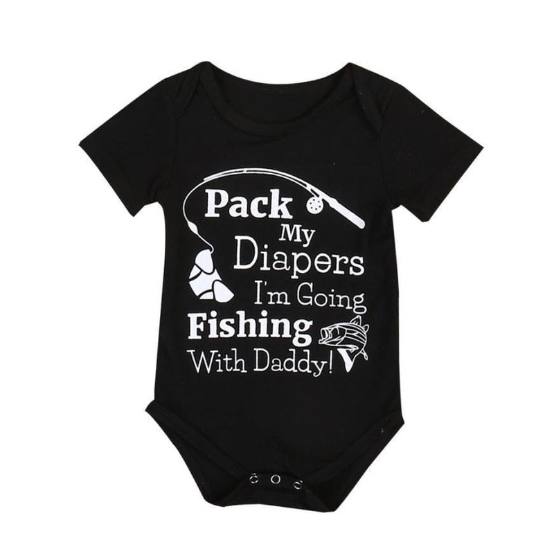 Infant Letter Design Romper Bodysuit