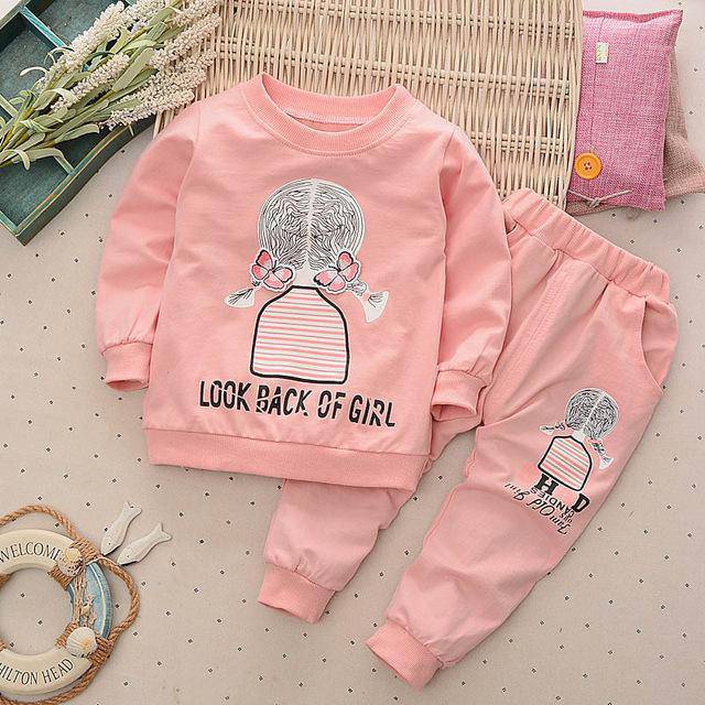 Infant Unisex Just Looking 7 Shirts Pants Outfit Pink Black White