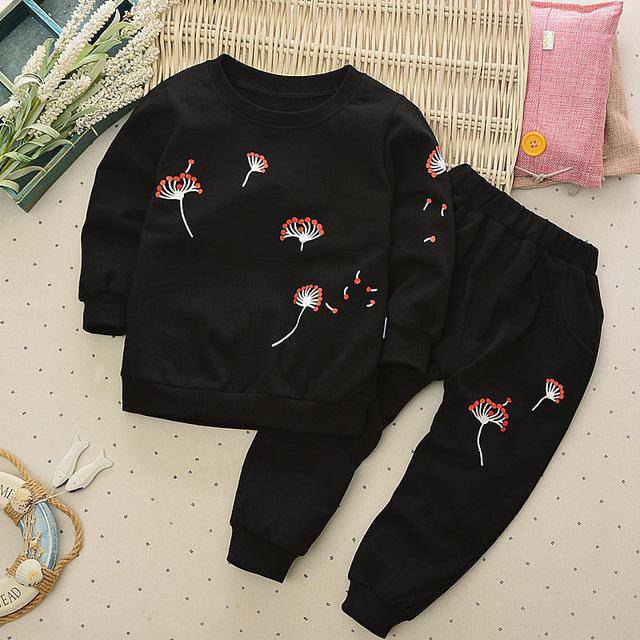 Infant Unisex Just Looking 7 Shirts Pants Outfit Black