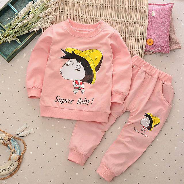 Infant Unisex Just Looking 7 Shirts Pants Outfit Pink Black Yellow