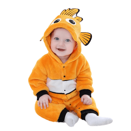 Infant Rompers Nemo Cartoon Pajamas Cosplay Costume