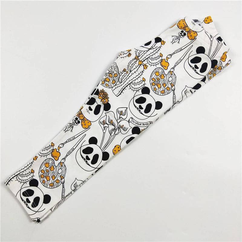 Kids Boy Girl Print Panda Dress T Shirt Pants