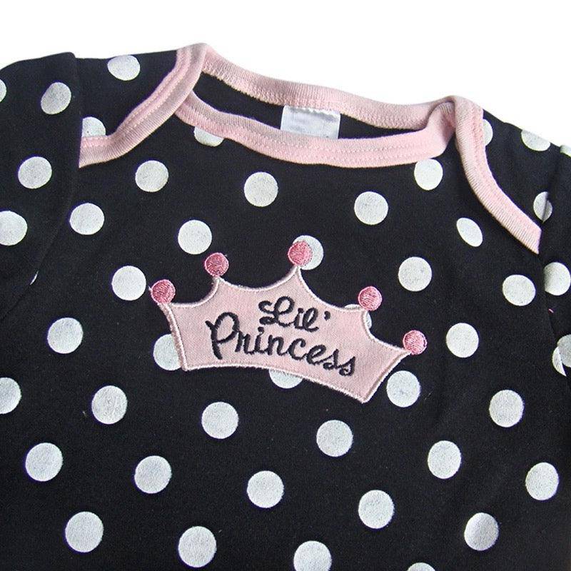 Little Princess Romper Skirt Headband Outfit