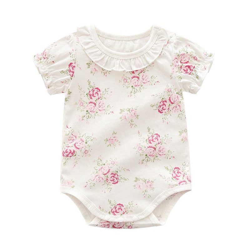 Lovely Girls Flower Printed Jumpsuit Clothes