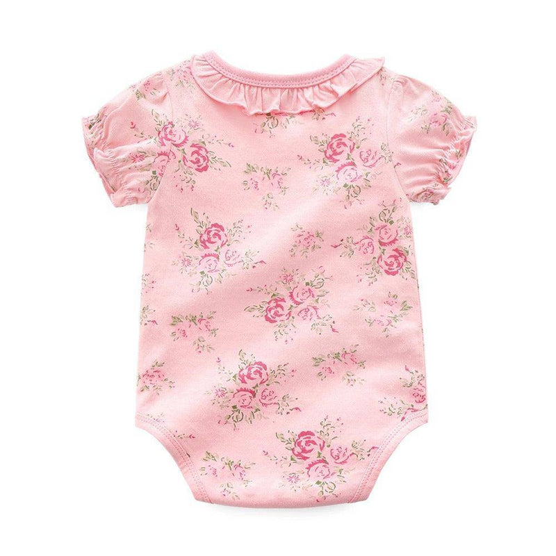 Lovely Girls Flower Printed Jumpsuit Clothes