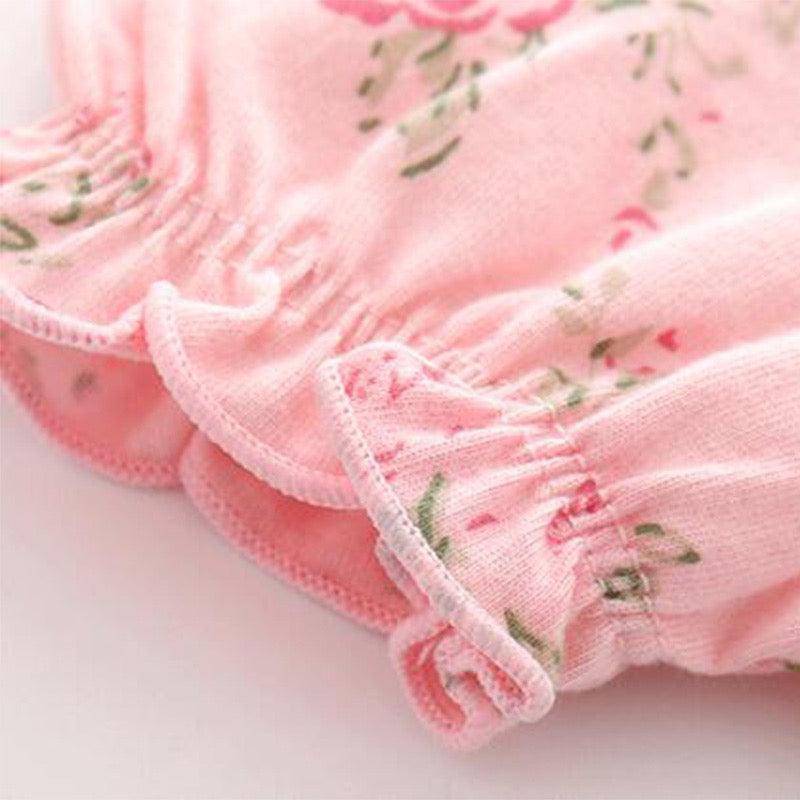 Lovely Girls Flower Printed Jumpsuit Clothes