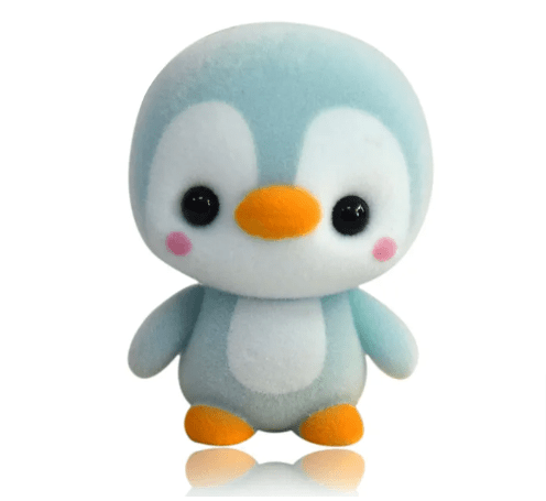 Baby Lovely Penguin Animal Stuffed Doll Toys 4 x 5.5cm Blue Penguin