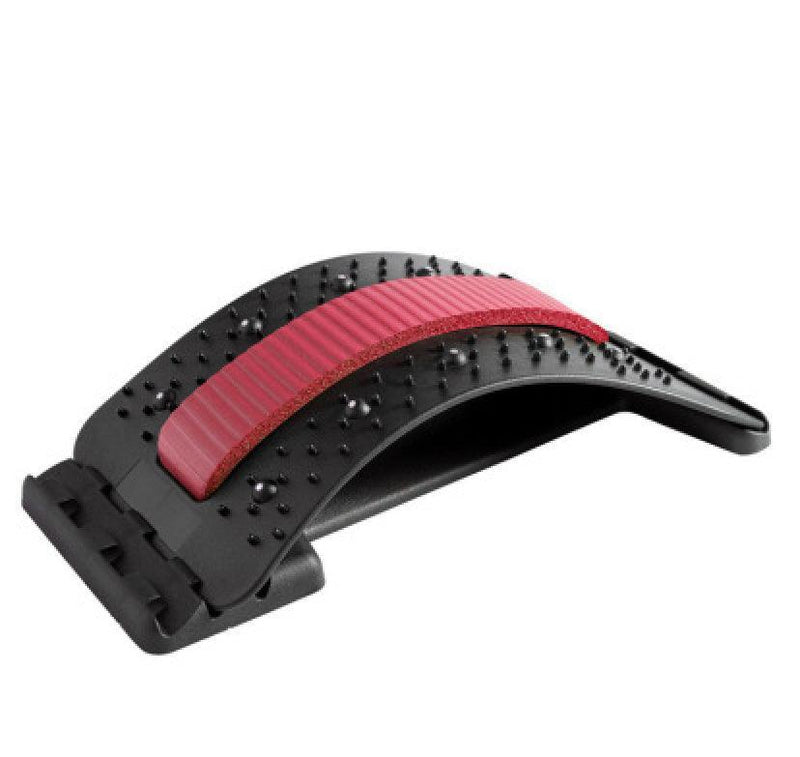 Lumbar Back Massage Pain Stretcher Red