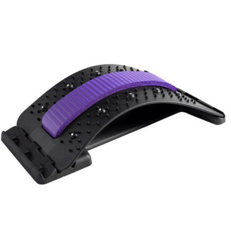 Lumbar Back Massage Pain Stretcher Purple