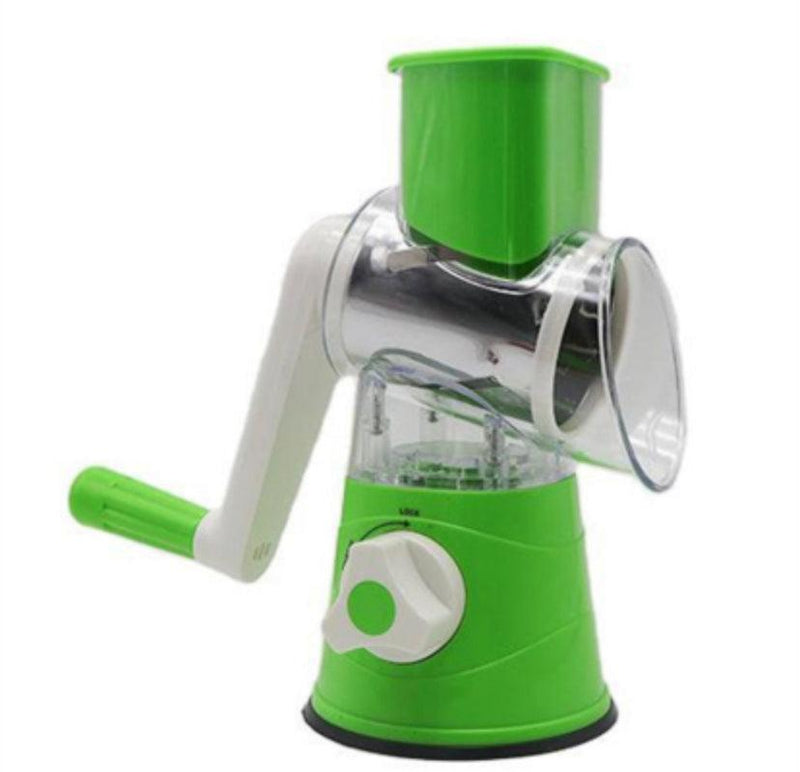 Manual Roller Vegetable Slice Cutter Green