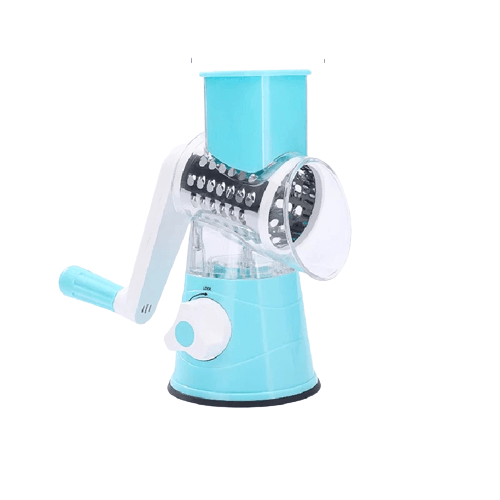 Manual Roller Vegetable Slice Cutter Blue