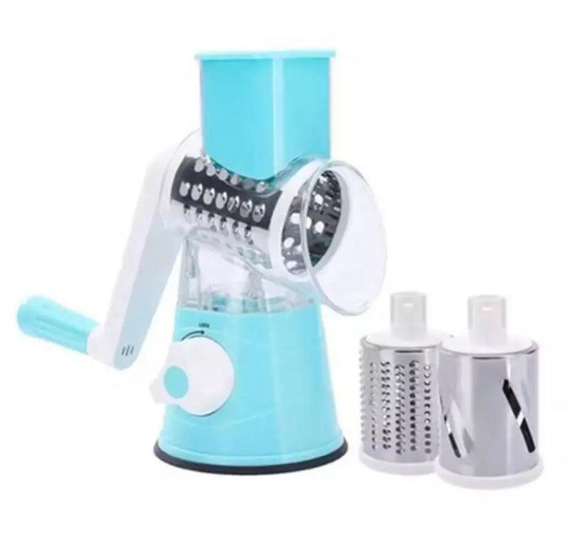 Manual Roller Vegetable Slice Cutter Blue size
