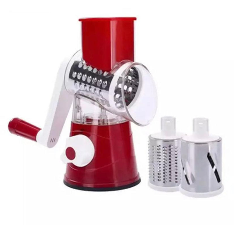 Manual Roller Vegetable Slice Cutter Red size
