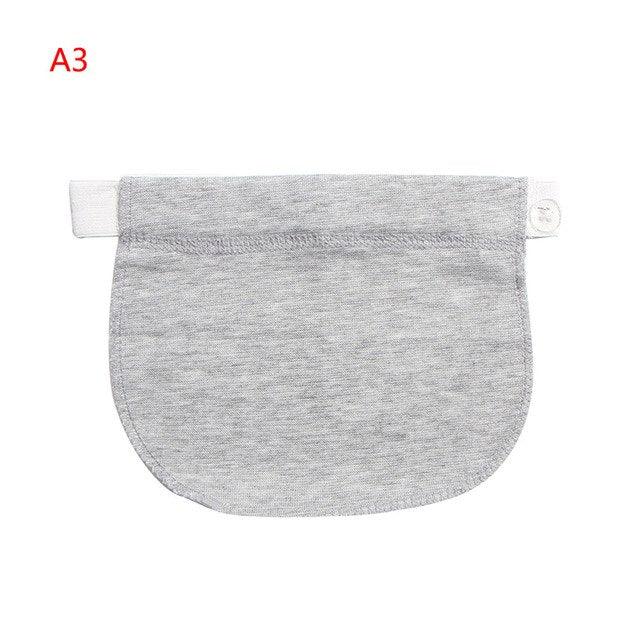Maternity Pregnancy Waistband Adjustable Belt White