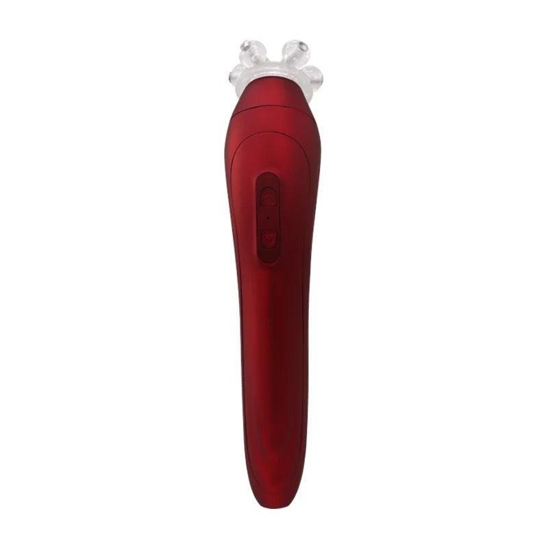 New 6 in 1 Facial Cleaner Brush Skincare Rejuvenation Red