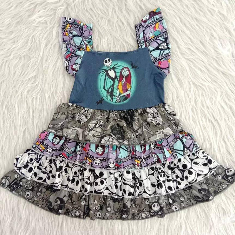 New Arrival Baby Cartoon Frog Halloween Dress