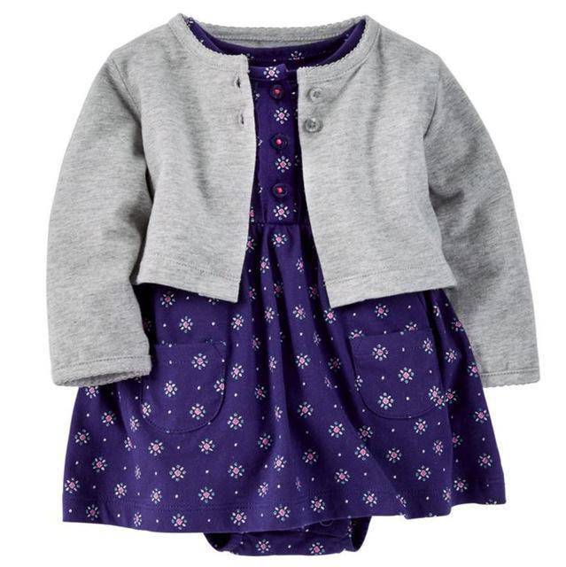 New Arrival Little Girls Romper Skirt Dress Gold