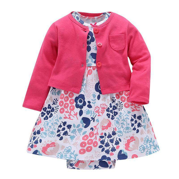 New Arrival Little Girls Romper Skirt Dress