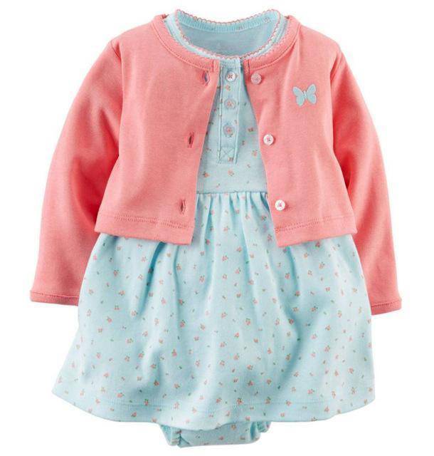 New Arrival Little Girls Romper Skirt Dress Dark Grey