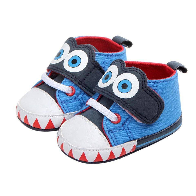 New Fashion Baby Boys Sneakers Eyes Shoes Blue