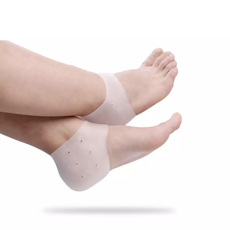 New Silicone Foot Care Heel Protector Pad White