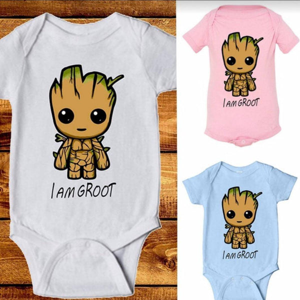 Newborn Babies I Am Groot Romper Jumpsuit Clothes