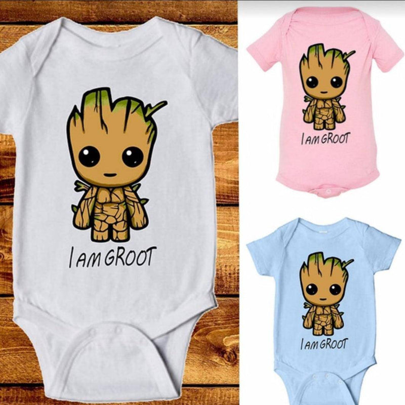 Newborn Babies I Am Groot Romper Jumpsuit Clothes