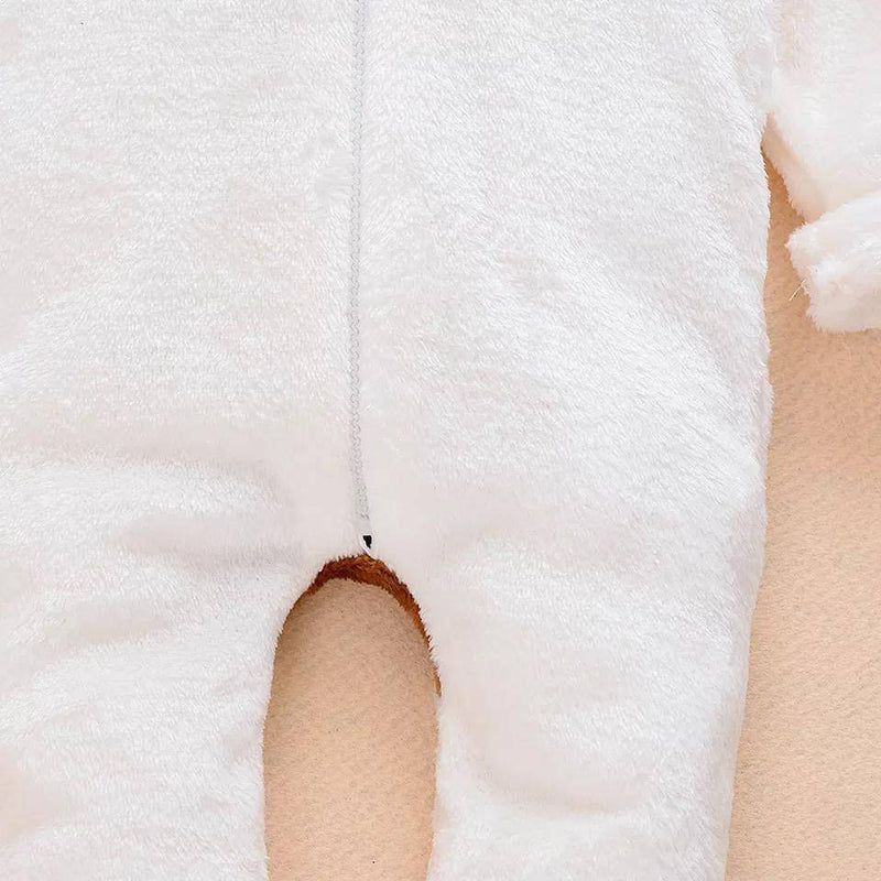 Newborn Baby Bear Hoodies Zipper Romper