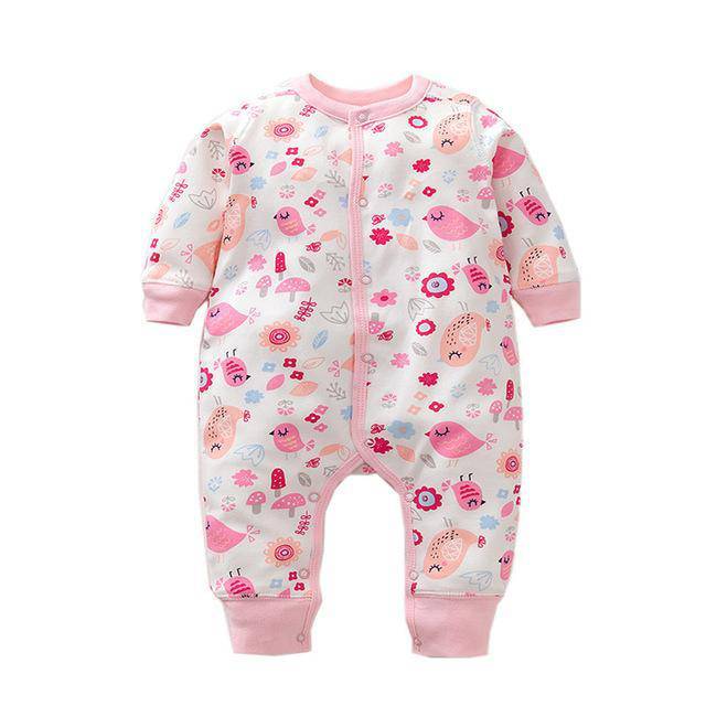 Newborn Baby Boy Girl Cartoon Car Romper Pink Red