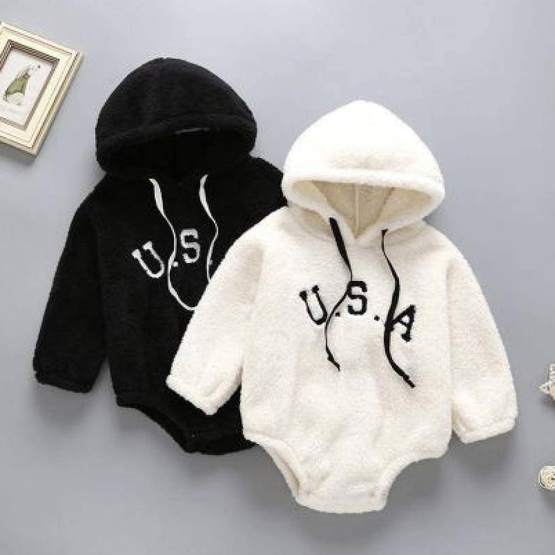 Newborn Baby Boy Girl Frog Hoodies Zipper Romper