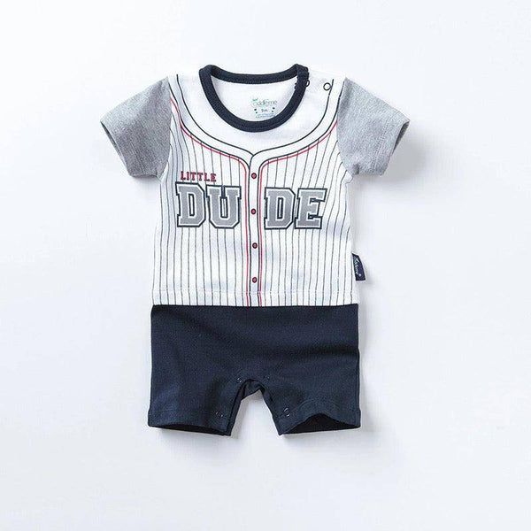 Newborn Baby Boys Dude Romper