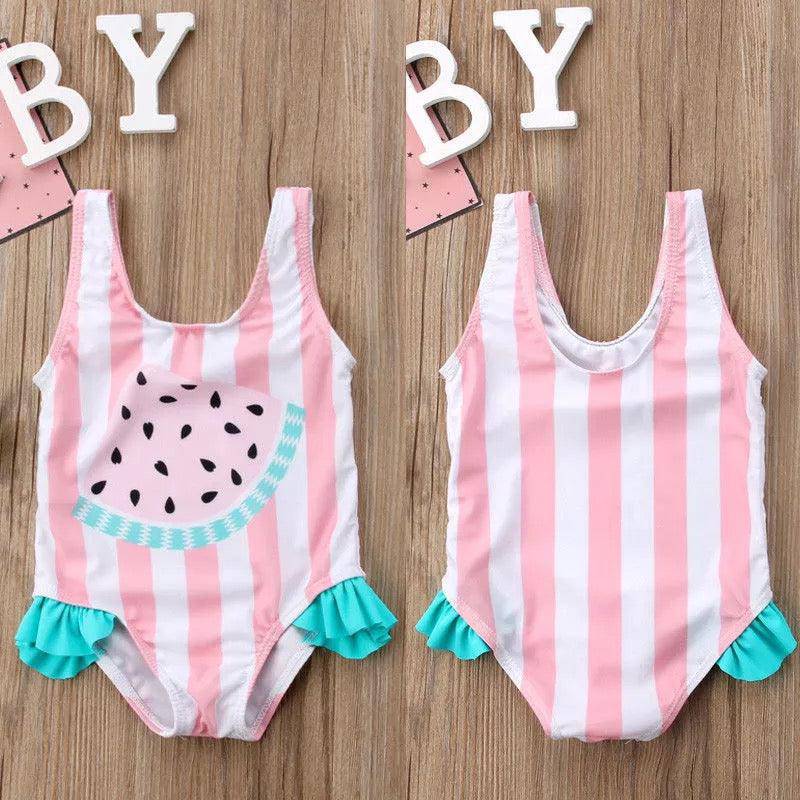 Newborn Baby Girl Watermelon swimsuit