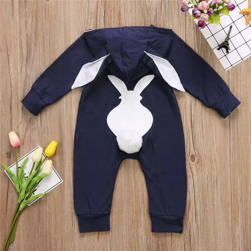 Newborn Baby Girls 3D Ear Rabbit Romper Clothes