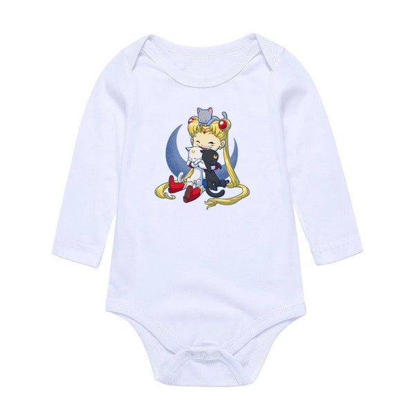 Newborn Baby Girls Boys Romper Bodysuit Clothes White