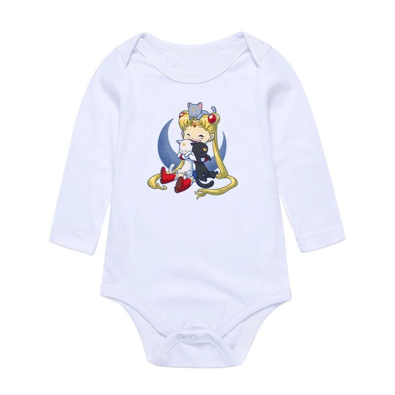 Newborn Baby Girls Boys Romper Bodysuit Clothes White