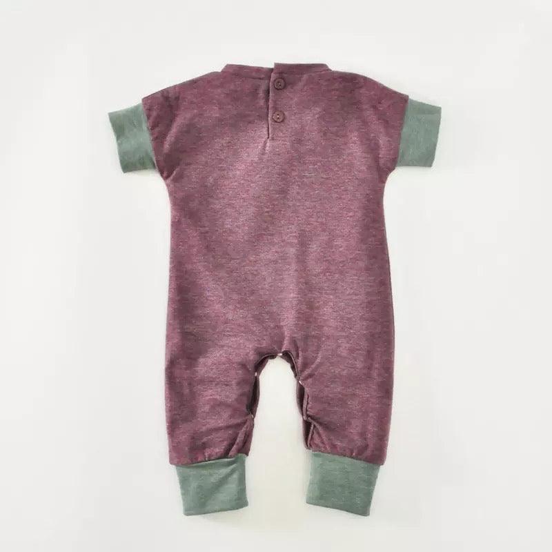 Newborn Baby Cartoon Skull Goonies Jumpsuit