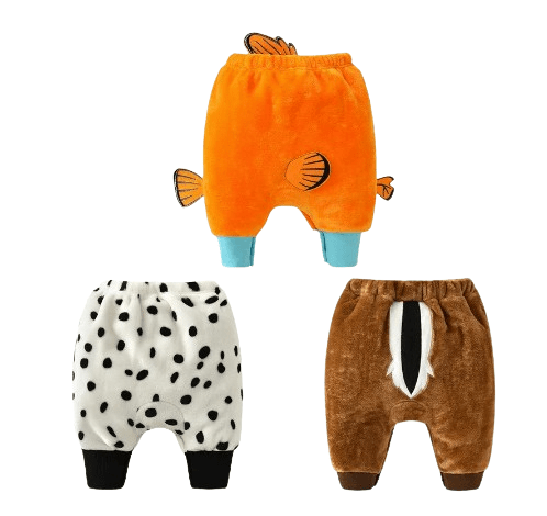 Newborn Warm Thicken Cartoon Nemo Trouser Pants