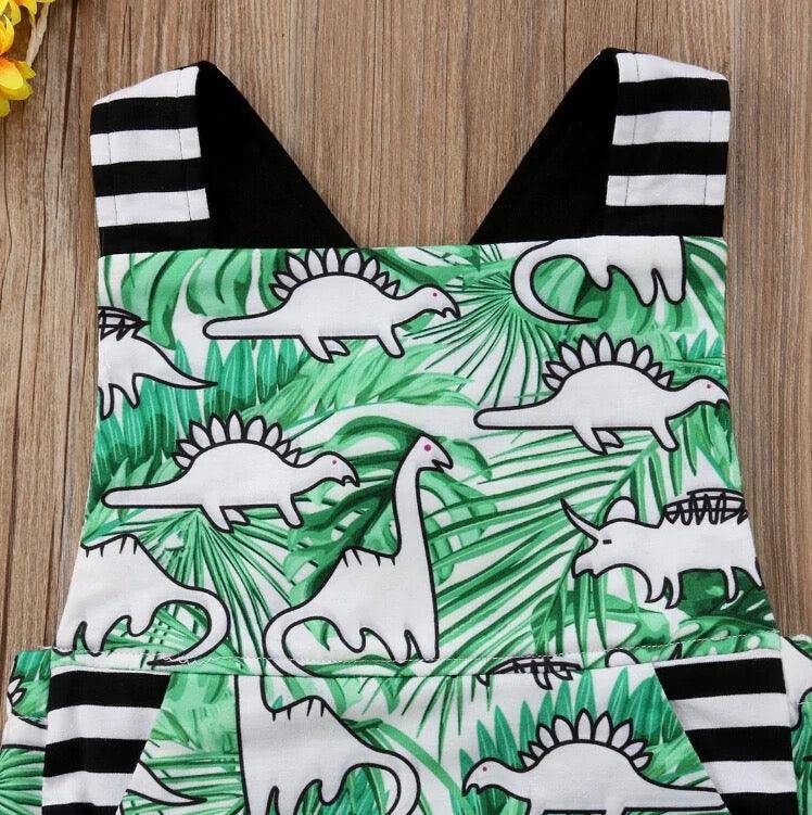 Newborn Boys Dinosaur Romper Clothes