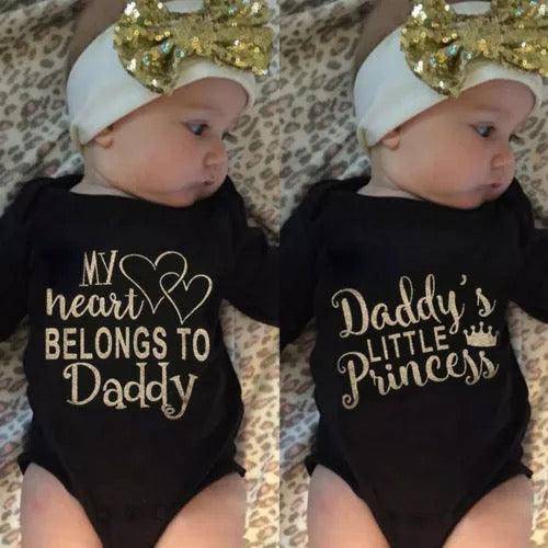 Newborn Girls Daddy's Little Princess Jumpsuit