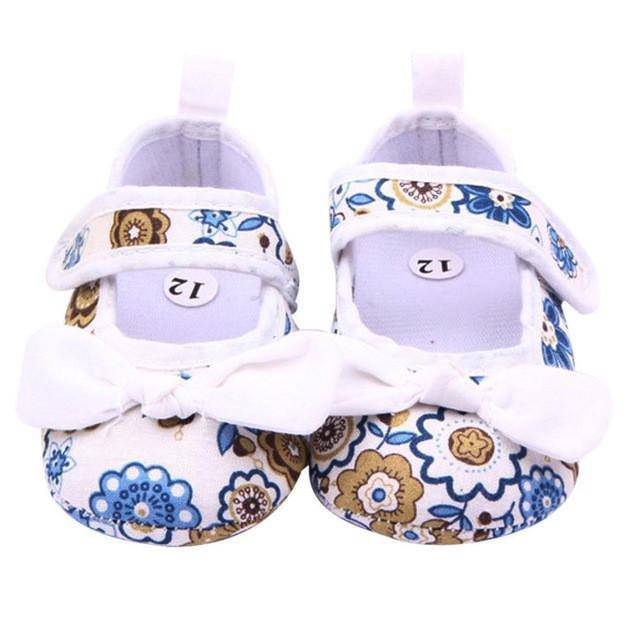 Newborn Toddler Soft Sole Warm Walker Shoes White