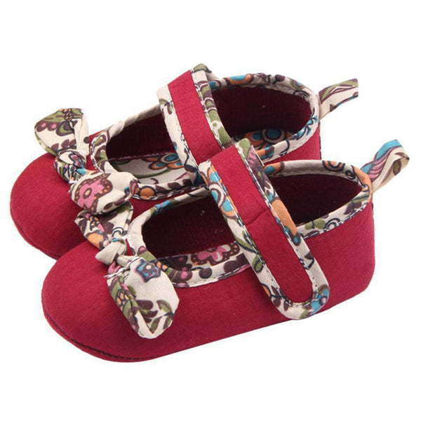 Newborn Toddler Soft Sole Warm Walker Shoes Red