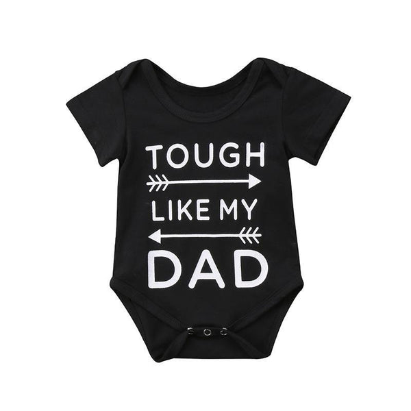 Newborn Tough Like My Daddy Romper