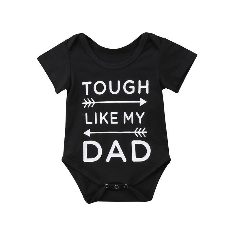 Newborn Tough Like My Daddy Romper