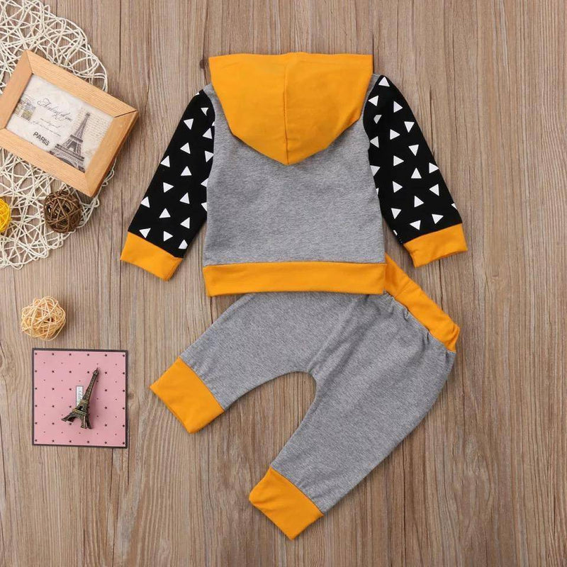 Newborn Unisex Indian Wolf Hoodie Romper Outfit