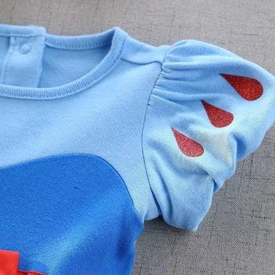 Set Newborn Girls Short Sleeve Bodysuit Headband Outfit Clothes