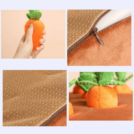 Pet Dog Carrot Food Snuffle Chew Mat Toy