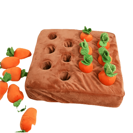 Pet Dog Carrot Food Snuffle Chew Mat Toy