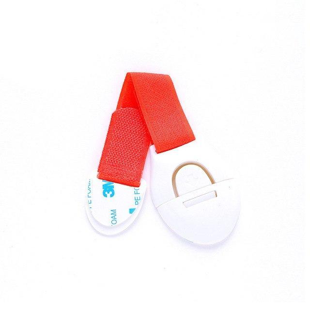 Plastic Children Lock & Straps Safety Lock Protection Red