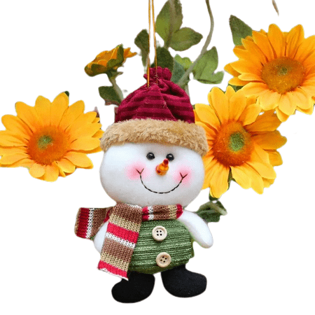 Santa Claus Elk Snowman Plush Christmas Doll Decor Gift Snowman